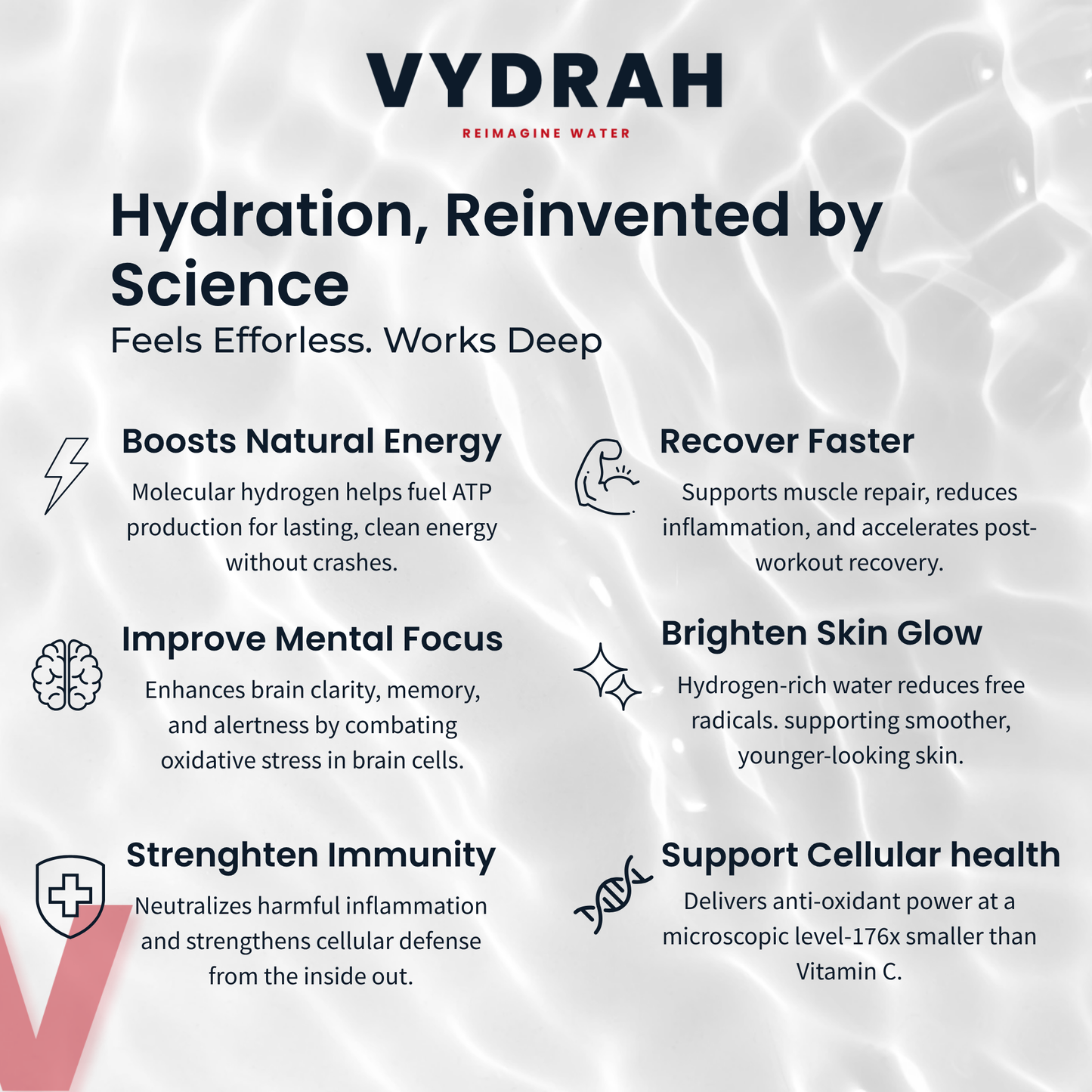 VYDRAH H1 Hydrogen Water Bottle