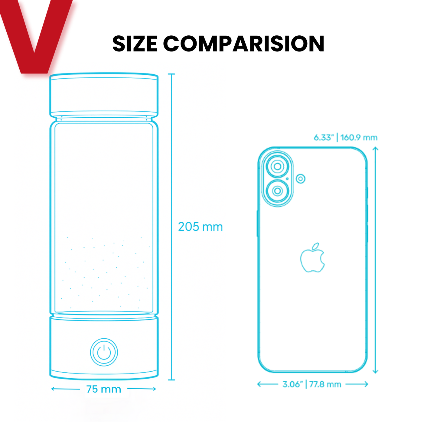 VYDRAH H1 Hydrogen Water Bottle