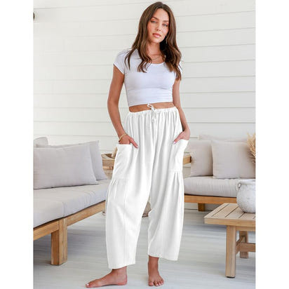 VYDRAH Linen Wide Leg Pants