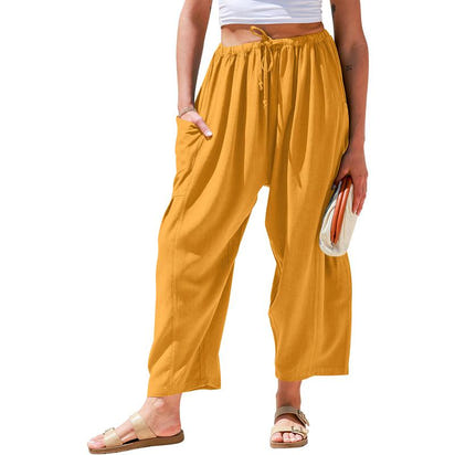 VYDRAH Linen Wide Leg Pants