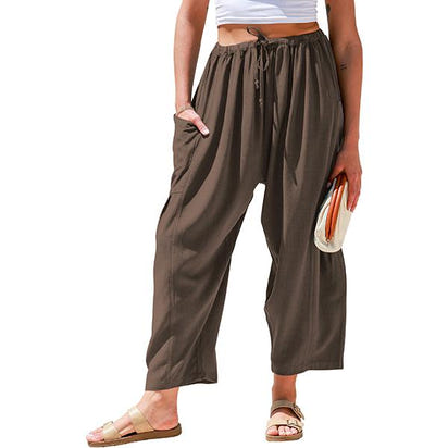 VYDRAH Linen Wide Leg Pants