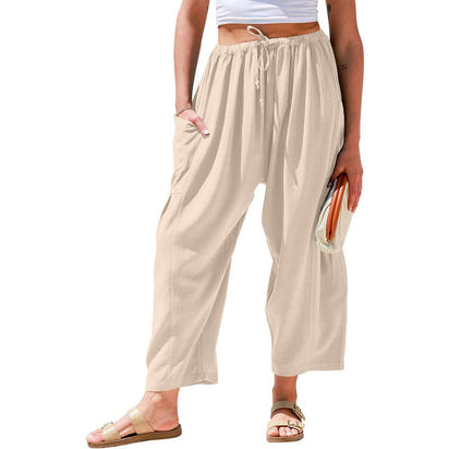 VYDRAH Linen Wide Leg Pants