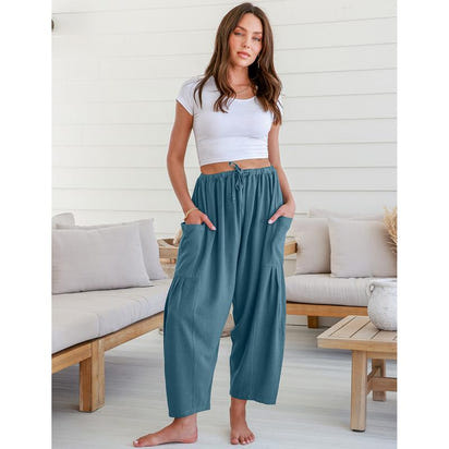 VYDRAH Linen Wide Leg Pants